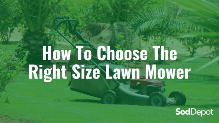 How To Choose The Right Size Lawn Mower