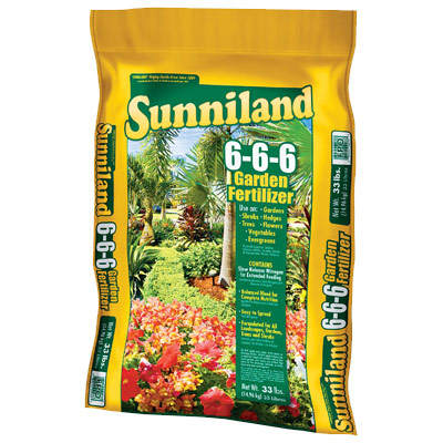 Garden Fertilizer 6-6-6 20 lb Bag