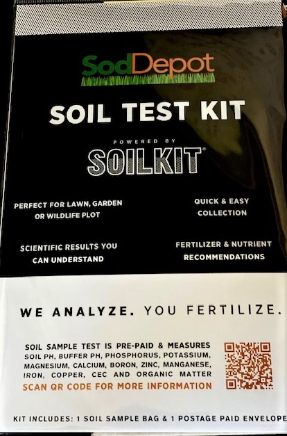 Comprehensive lab-based soil test kit and technology platform shows you precisely what your lawn, garden or food plot needs for a successful growing season.  Ends guesswork and frustration, with test results that include recommendations for specific types and amounts of fertilizer and soil amendments.  Uses proven soil science to provide the fastest, most reliable route to success.

What’s inside:

 Soil sample bag
Pre-addressed, postage-paid mailer
 Collection and registration instructions
Customer care card 
The product also includes:

On-line registration
QR scanning
Address geolocation
Satellite-guided square footage calculator
Email report notification
Digital report with lab results and recommendations
Pre-paid lab processing fee
Online dashboard access